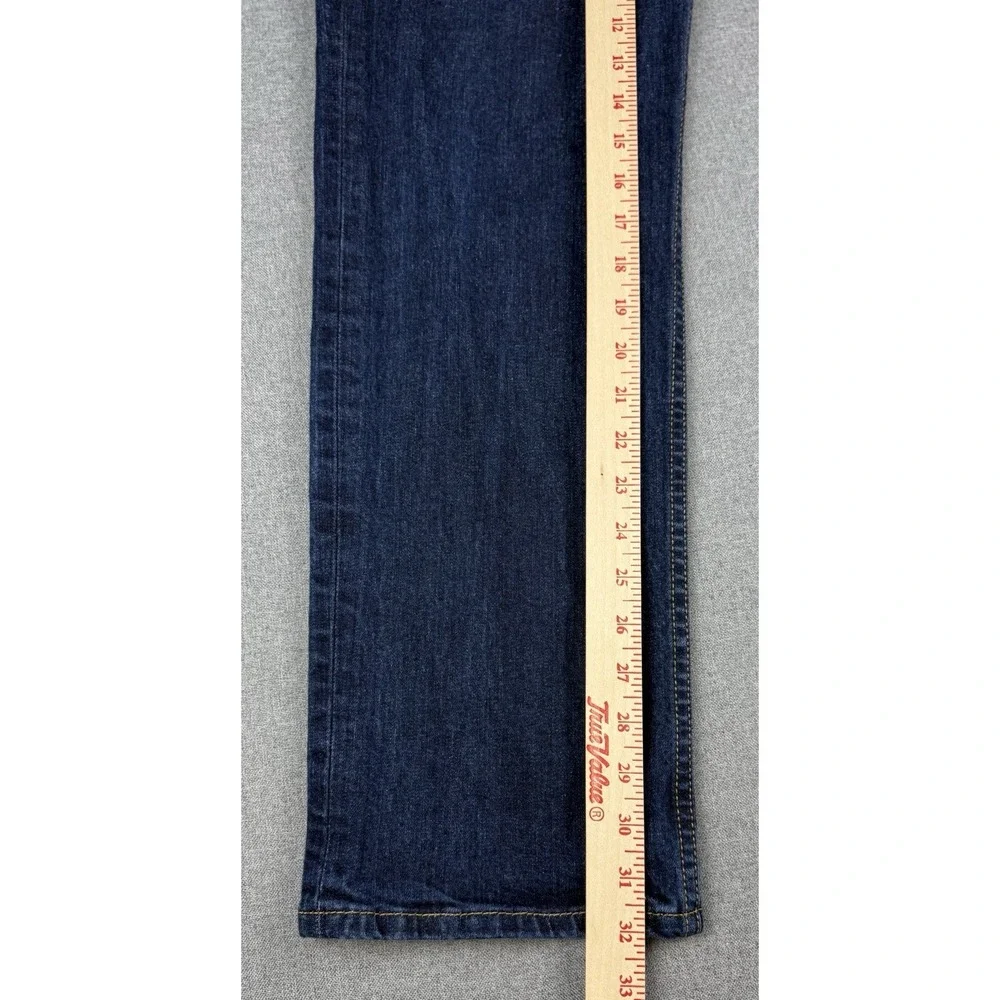 Levi's 514 Men's 34x32 Dark Wash Straight Fit Jeans Blue Denim